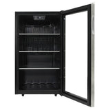 Danby 4.5 cu. ft. Free-Standing Beverage Center in Stainless Steel - (DBC045L1SS)