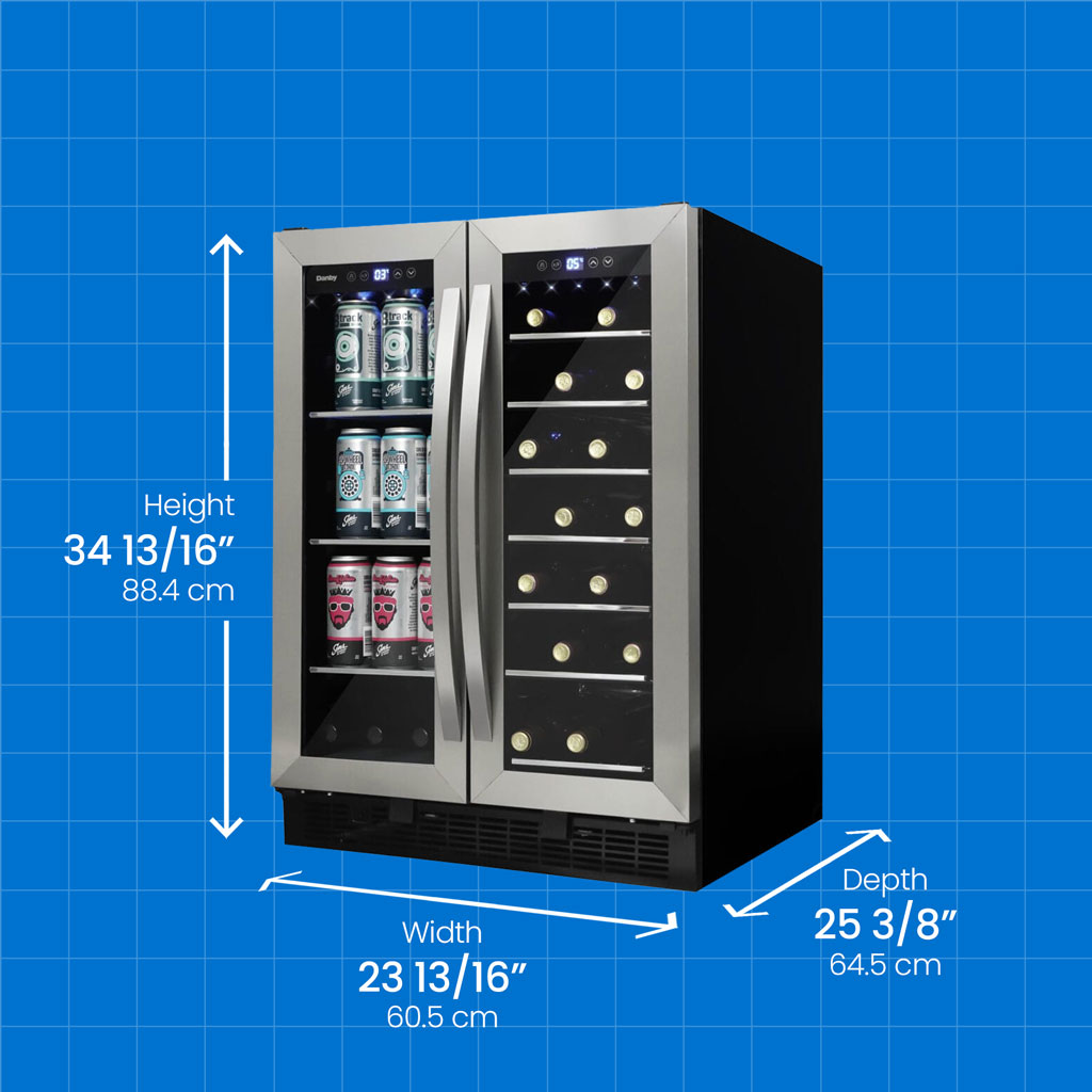 Danby 5.2 cu. ft. Built-in Beverage Center in Stainless Steel - (DBC052A1BSS)