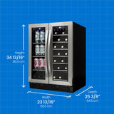 Danby 5.2 cu. ft. Built-in Beverage Center in Stainless Steel - (DBC052A1BSS)