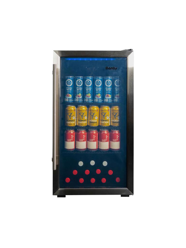 Danby 3.1 cu. ft. Free-Standing Beverage Center in Stainless Steel - (DBC117A2BSSDD6) - DANBY