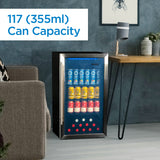 Danby 3.1 cu. ft. Free-Standing Beverage Center in Stainless Steel - (DBC117A2BSSDD6) - DANBY