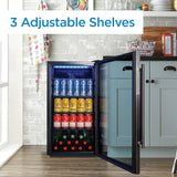 Danby 3.1 cu. ft. Free-Standing Beverage Center in Stainless Steel - (DBC117A2BSSDD6) - DANBY