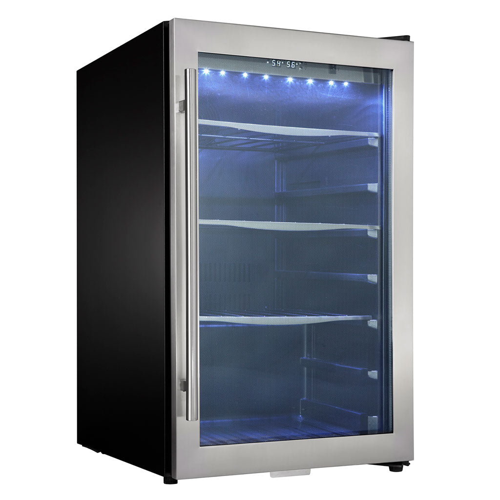 Danby 4.3 cu. ft. Free-Standing Beverage Center in Stainless Steel - (DBC434A1BSSDD)