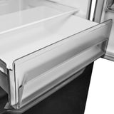 Danby 10.3 cu. ft. Bottom Mount Apartment Size Fridge in Stainless Steel - (DBMF100B1SLDB) - DANBY