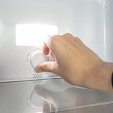 Danby 10.3 cu. ft. Bottom Mount Apartment Size Fridge in Stainless Steel - (DBMF100B1SLDB) - DANBY
