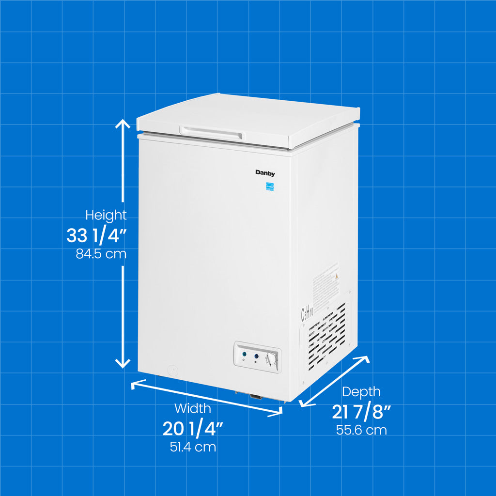 Danby 3.5 cu. ft. Chest Freezer in White - (DCF035A5WDB)