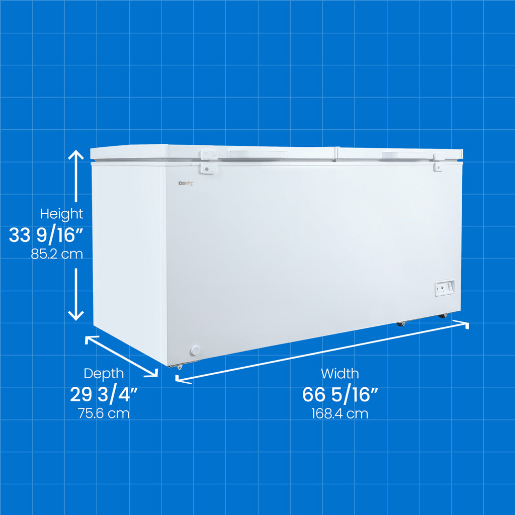 Danby 17.1 cu. ft. Chest Freezer 2 Door in White - (DCFM171A1WDB)