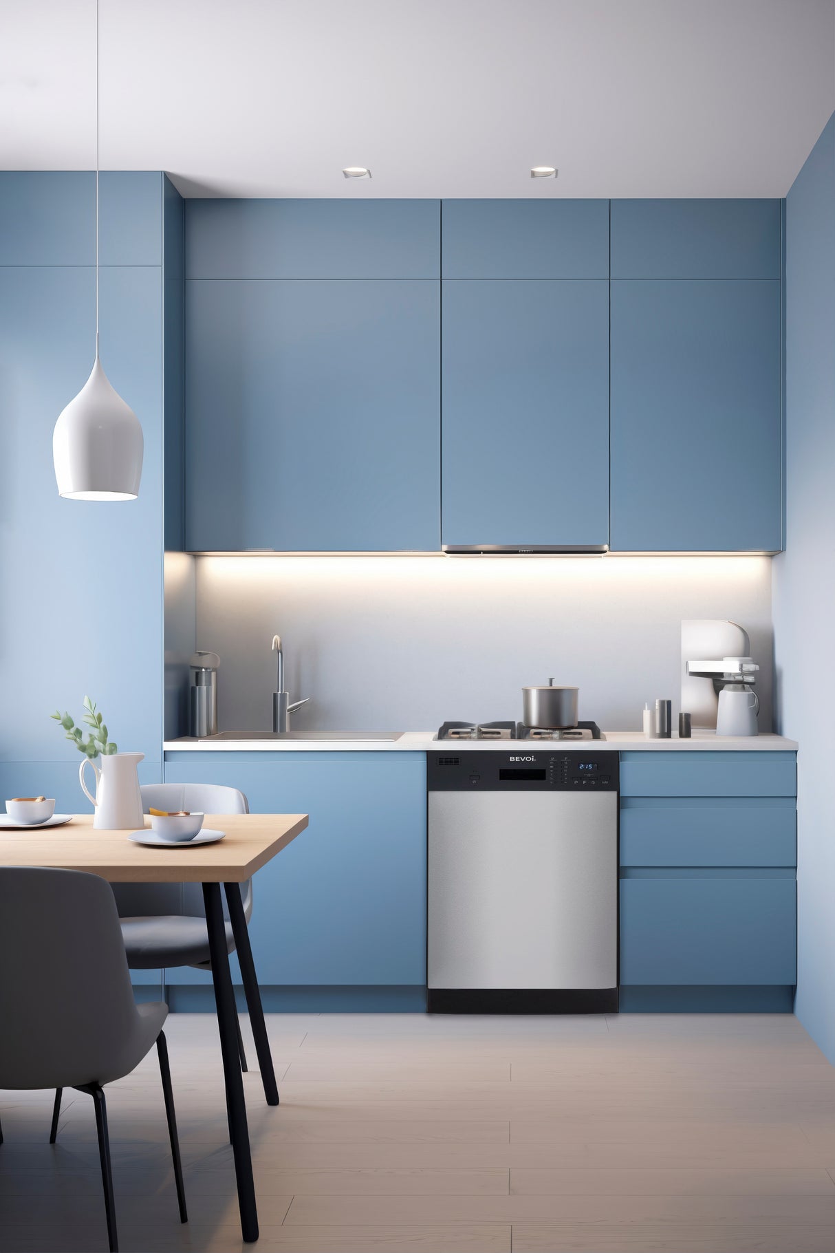 Bevoi DDV18BEVSS 18" Built-in Dishwasher Stainless Steel - (DDV18BEVSS)