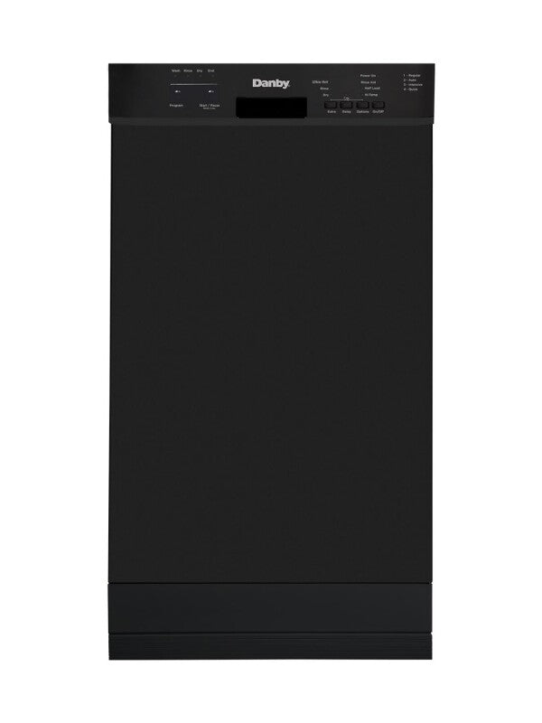 Danby 18" Wide Built-in Dishwasher in Black - (DDW18D1EB) - DANBY