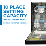 Danby 18" Wide Built-in Dishwasher in Black - (DDW18D1EB) - DANBY