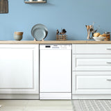 Danby 18" Wide Built-in Dishwasher in White - (DDW18D1EW) - DANBY
