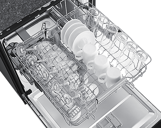 Dacor Contemporary - 24 Inch Built-In Dishwasher with 14 Place Settings, Auto Door Open, Hidden Touch Controls, 7 Programs, Cutlery Basket, 44 dBA Noise Level, Leakage Sensor, and ADA Compliant: Panel Ready - (DDW24G9000APDA)