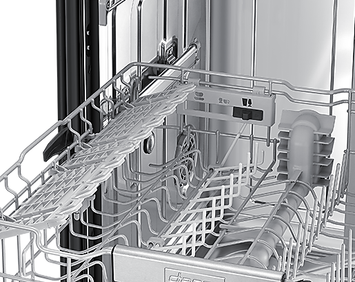 Dacor Contemporary - 24 Inch Built-In Dishwasher with 14 Place Settings, Auto Door Open, Hidden Touch Controls, 7 Programs, Cutlery Basket, 44 dBA Noise Level, Leakage Sensor, and ADA Compliant: Panel Ready - (DDW24G9000APDA) - Dacor