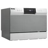 Danby 6 Place Setting Countertop Dishwasher in Silver - (DDW631SDB) - DANBY