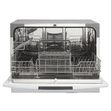 Danby 6 Place Setting Countertop Dishwasher in Silver - (DDW631SDB) - DANBY