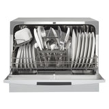 Danby 6 Place Setting Countertop Dishwasher in Silver - (DDW631SDB) - DANBY