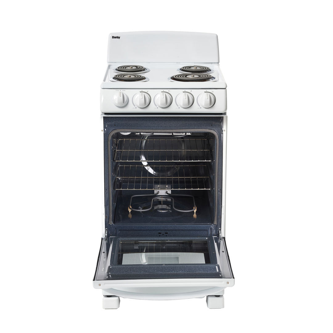 Danby 20" Wide Electric Range in White - (DER202W) - DANBY