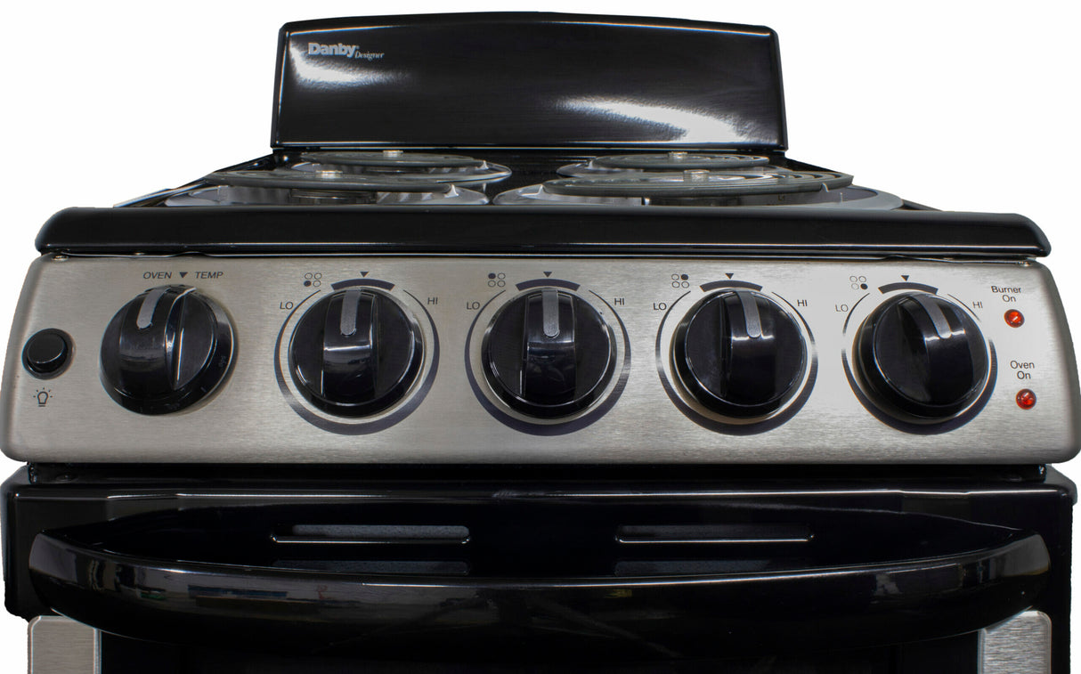 Danby 20″ Wide Electric Range in Stainless Steel - (DER203BSS)