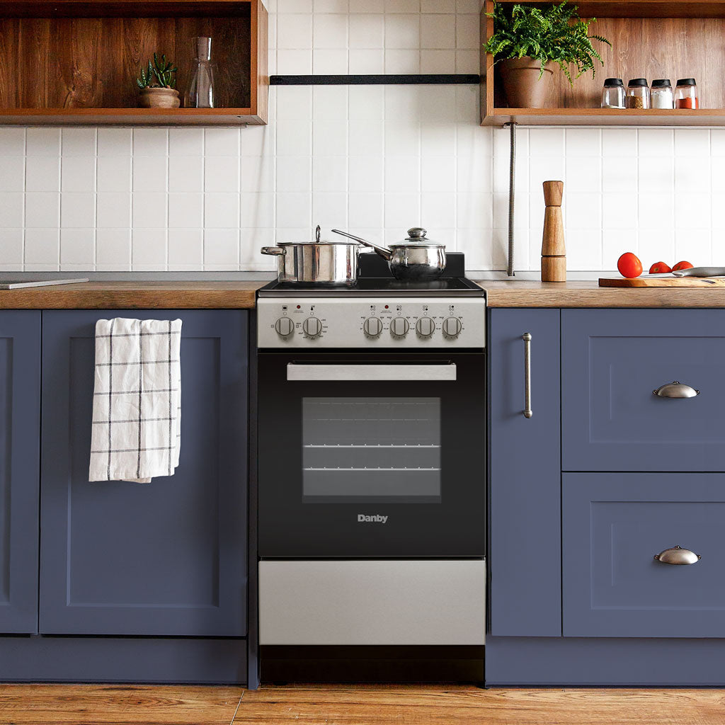 DER20V1BSS Danby 20" Electric stainless steel Range - (DER20V1BSS)