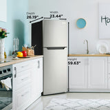 Danby 10.1 cu. ft. Top Mount Apartment Size Fridge in Stainless Steel - (DFF101B1BSLDB) - DANBY