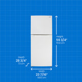 Danby 11.6 cu. ft. Apartment Size Fridge Top Mount in White - (DFF116B1WDBR)