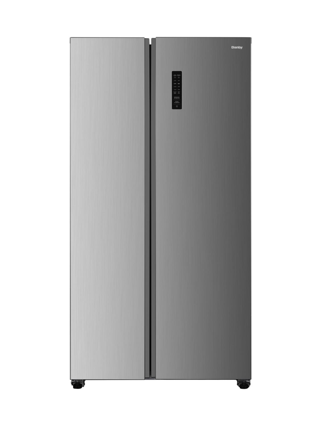 21.2 Cu. Ft. Side-by-side Refrigerator Look - (DFF212B1SLDB) - DANBY