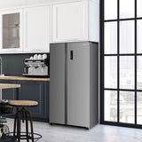 21.2 Cu. Ft. Side-by-side Refrigerator Look - (DFF212B1SLDB) - DANBY
