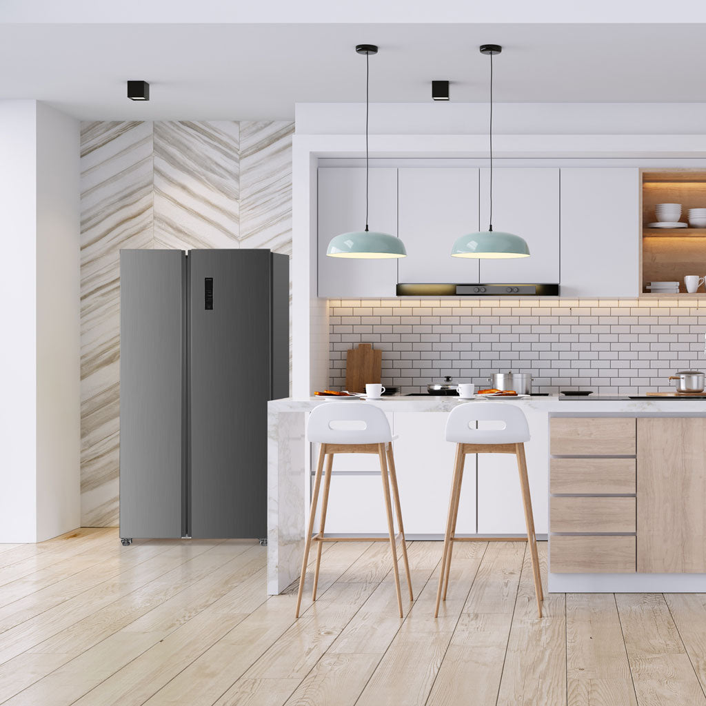 21.2 Cu. Ft. Side-by-side Refrigerator Look - (DFF212B1SLDB) - DANBY