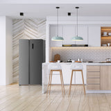 21.2 Cu. Ft. Side-by-side Refrigerator Look - (DFF212B1SLDB) - DANBY