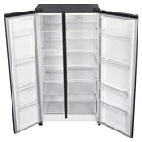 21.2 Cu. Ft. Side-by-side Refrigerator Look - (DFF212B1SLDB) - DANBY