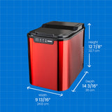 Danby 25 lbs. Countertop Ice Maker in Red - (DIM2500RDB)
