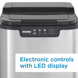 Danby 25 lbs. Countertop Ice Maker in Stainless Steel - (DIM2500SSDB) - DANBY