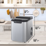 Danby 25 lbs. Countertop Ice Maker in Stainless Steel - (DIM2500SSDB) - DANBY