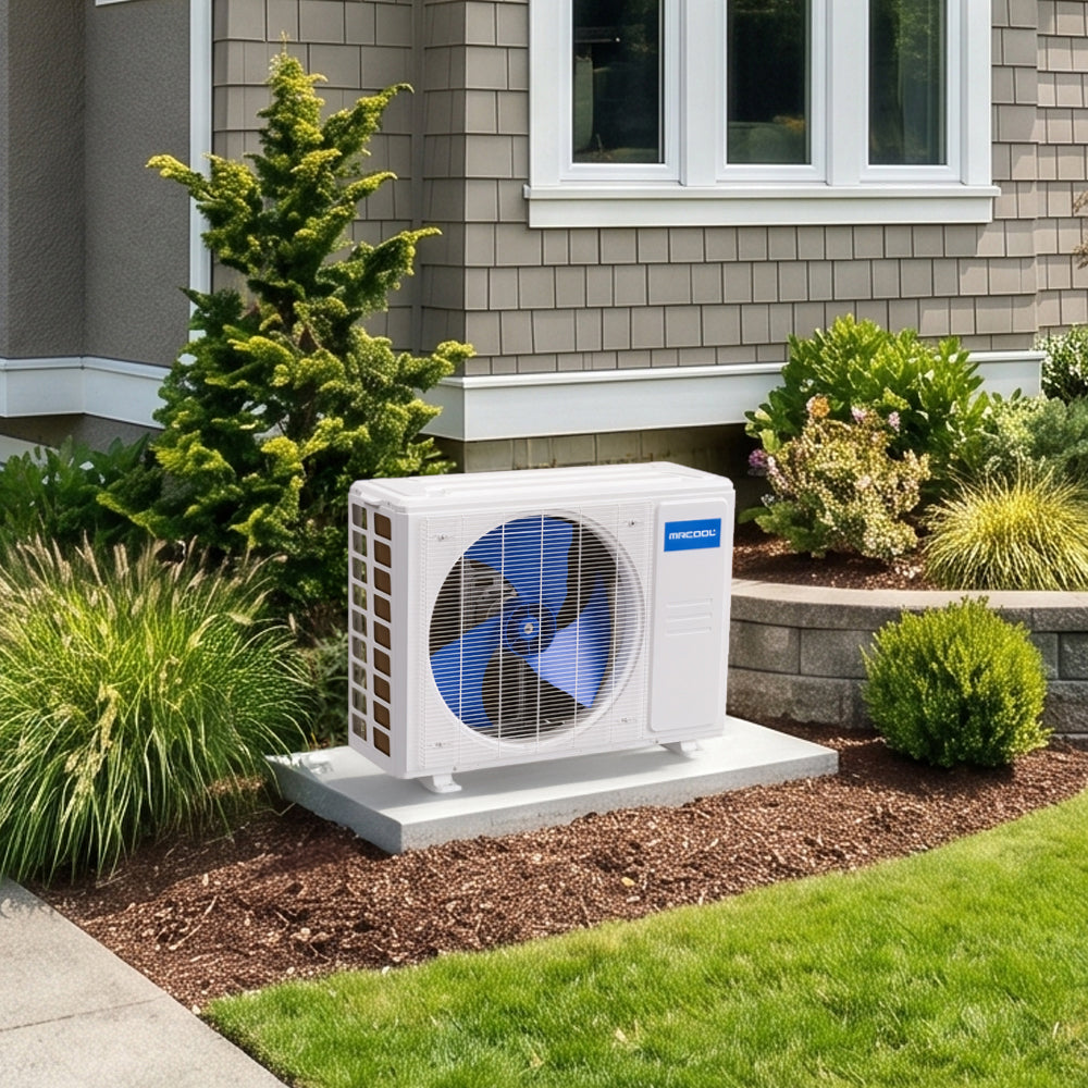 DIY Easy Pro® - R454B DIY 18K BTU Ductless Mini-Split Heat Pump Condenser, 230V, with 11.5 ft Install Kit (Complete System)