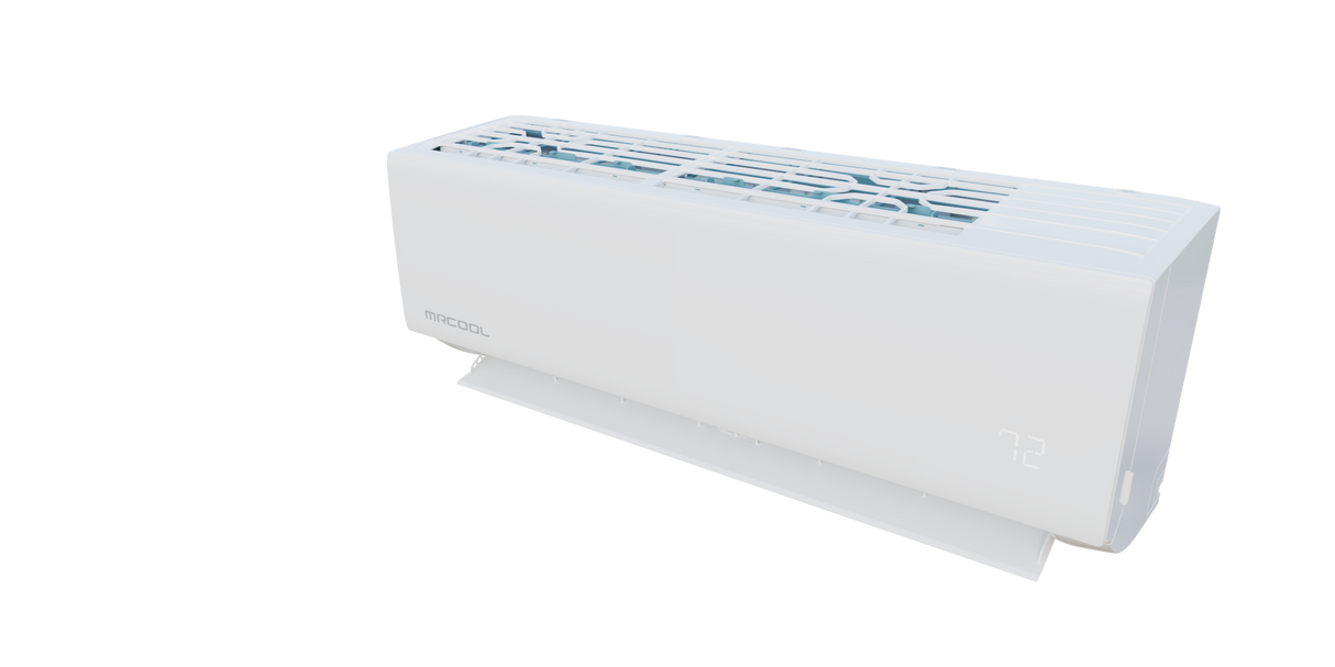 DIY Select 1st Gen - R454B - 12K BTU 115V White Wall Mounted Air Handler - with 13' Communication Cable
