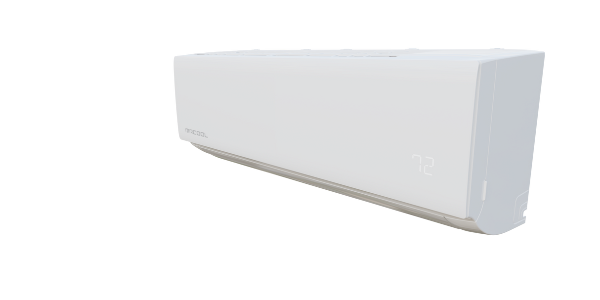 DIY Select 1st Gen - R454B - 9K BTU 115V White Wall Mounted Air Handler - with 13' Communication Cable