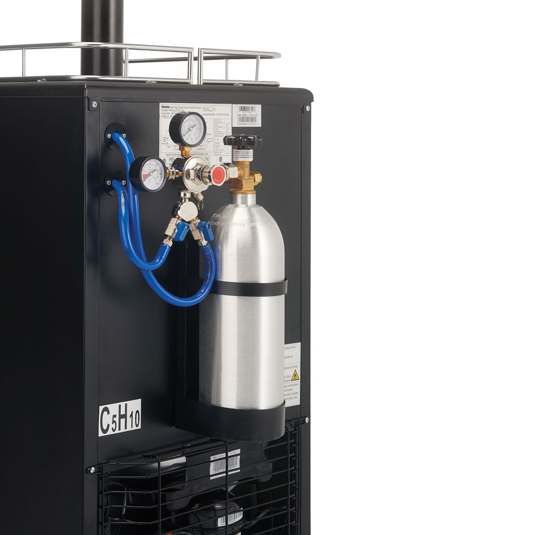 Danby 5.4 cu. ft. Dual-Tap Keg Cooler in Stainless Steel - (DKC054A1BSL2DB) - DANBY