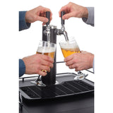Danby 5.4 cu. ft. Dual-Tap Keg Cooler in Stainless Steel - (DKC054A1BSL2DB) - DANBY