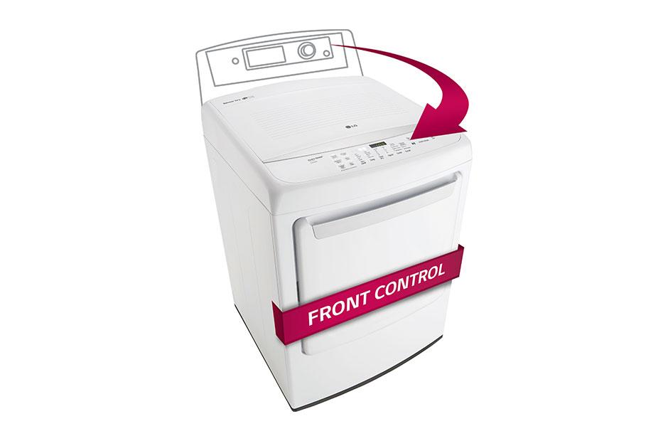 7.3 cu. ft. Ultra Large Capacity High Efficiency Front Control Dryer w/ NFC Tag On - (DLE1501W)
