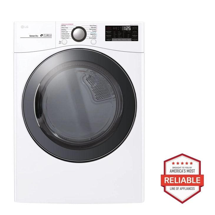 7.4 cu.ft. Smart wi-fi Enabled Electric Dryer with TurboSteam™ - (DLEX3900W)