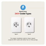 7.4 cu.ft. Smart wi-fi Enabled Electric Dryer with TurboSteam™ - (DLEX3900W)