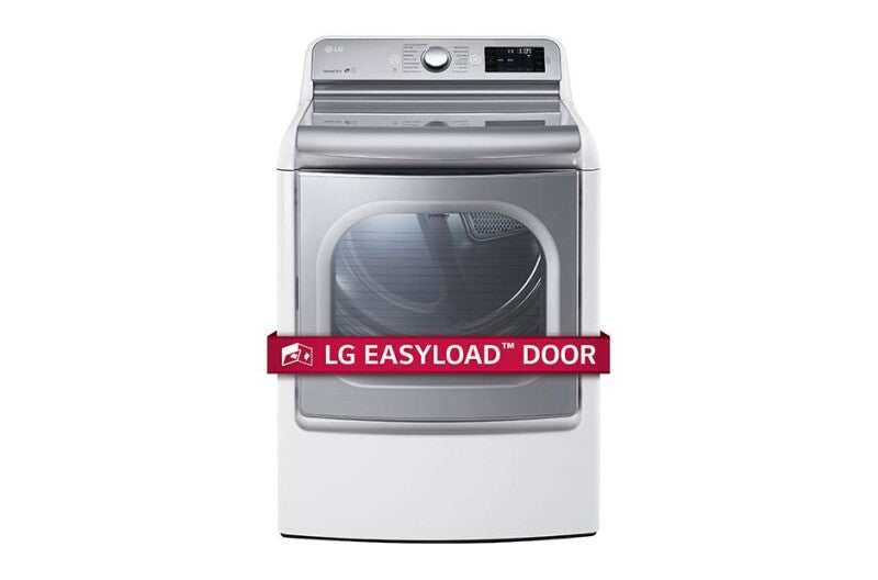 9.0 Cu. Ft. Mega Large Capacity TurboSteam™ Dryer With EasyLoad™ Door - (DLEX7700WE)
