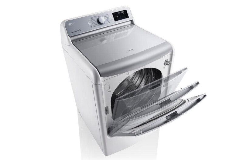 9.0 Cu. Ft. Mega Large Capacity TurboSteam™ Dryer With EasyLoad™ Door - (DLEX7700WE)