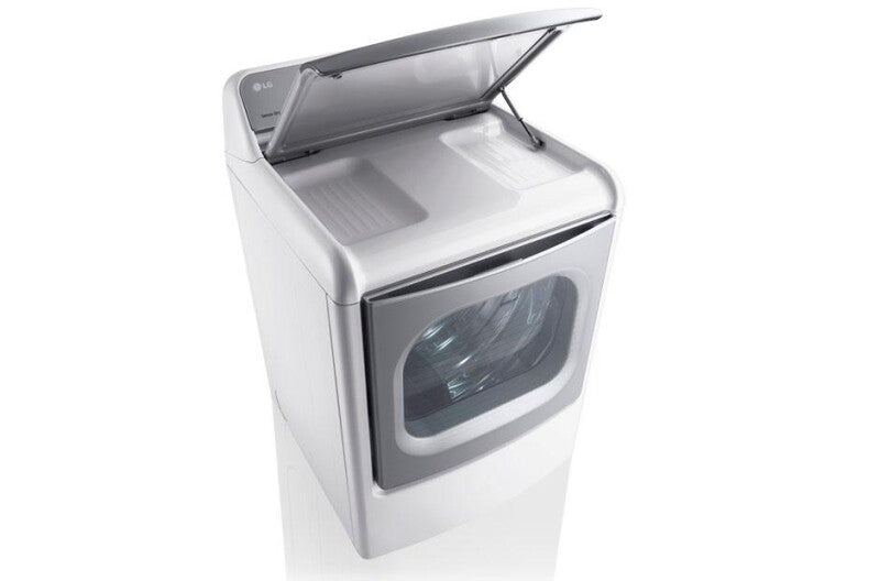 9.0 Cu. Ft. Mega Large Capacity TurboSteam™ Dryer With EasyLoad™ Door - (DLEX7700WE)