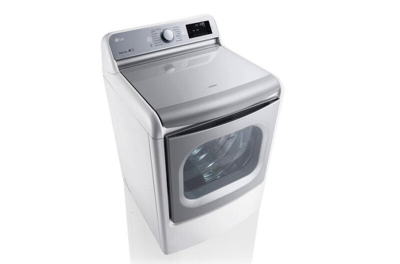 9.0 Cu. Ft. Mega Large Capacity TurboSteam™ Dryer With EasyLoad™ Door - (DLEX7700WE)