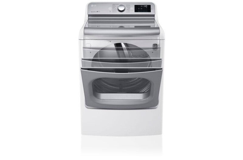 9.0 Cu. Ft. Mega Large Capacity TurboSteam™ Dryer With EasyLoad™ Door - (DLEX7700WE)