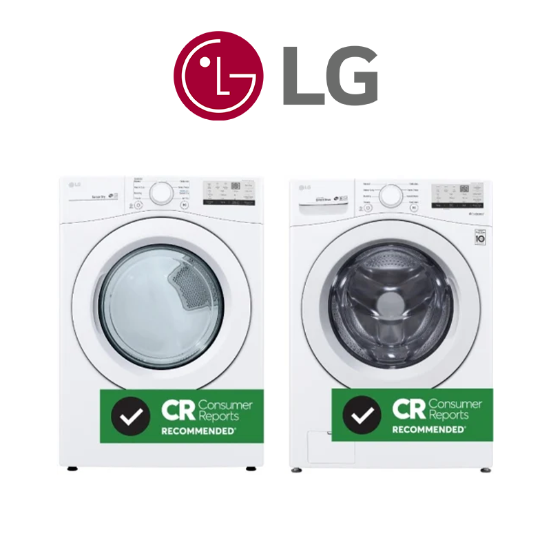 WM3400CW + DLG3401W Laundry Bundle – Washer & Dryer Set