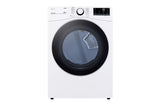 7.4 cu. ft. Ultra Large Capacity Smart wi-fi Enabled Front Load Gas Dryer with Built-In Intelligence - (DLG3601W) - LG