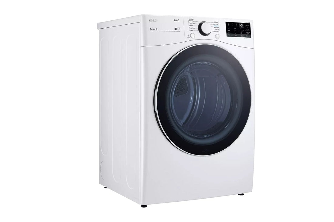 7.4 cu. ft. Ultra Large Capacity Smart wi-fi Enabled Front Load Gas Dryer with Built-In Intelligence - (DLG3601W) - LG