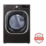 7.4 cu. ft. Ultra Large Capacity Smart wi-fi Enabled Front Load Gas Dryer with TurboSteam(TM) and Built-In Intelligence - (DLGX4501B) - LG